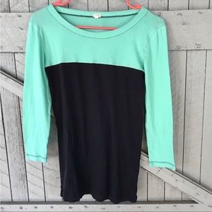 J.Crew Factory Color Block Top
